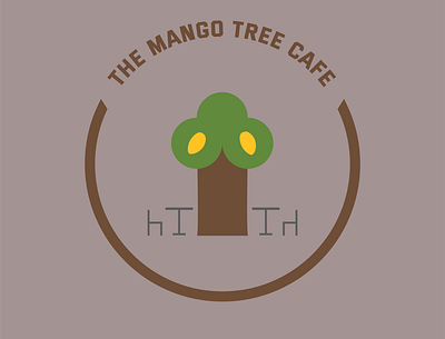 'The Mango Tree Cafe'Logo Design Concept-2. adobe illustrator branding cafe branding design graphic design graphicdesign logo design logos logotype mango