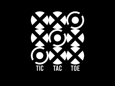 'Tic Tac Toe' Logo Design Concept.