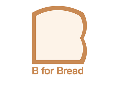 'B for Bread' Logo Design Concept.