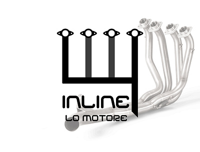 Logo approved for Inline 4 Lo Motore adobe illustrator automotive branding graphic design graphicdesign logo logo design logo mark logodesigner logodesigns logos logotype minimal design minimal logo simple design simple logo