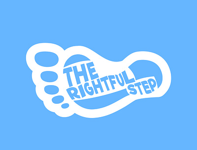 Logo for an Instagram Page 'The Rightful Step' brand branding education educational graphic graphic design graphicdesign logo logo designer logo inspiration logodesign logodesigns logos logotype minimal minimal logo simple simple logo