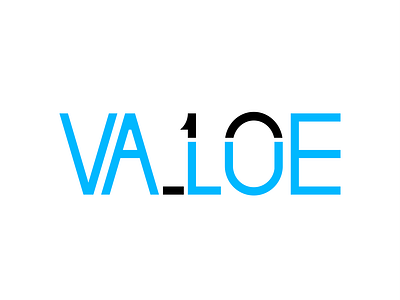 'VALUE 10' Logo Design Concept.