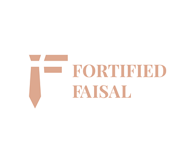 Logo for Fortified Faisal, an Instagram fashion content creator adobe illustrator band designer brand brand design brandidentity branding branding design graphic design graphicdesign logo logodesign logodesigner logodesigns logos logotype vector