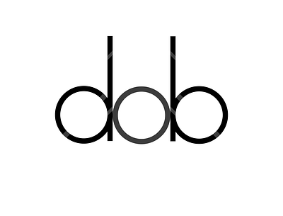 'dob' Logo Design Concept. adobe illustrator concept design dob dob logo graphic design graphicdesign logo logodesign logos logotype ui vector vector art