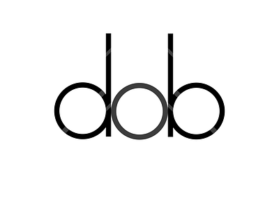 'dob' Logo Design Concept.