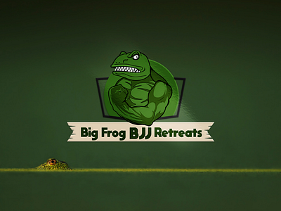 Big Frog BJJ Retreats adobe art coreldraw design graphic illustration illustrator logo logo designer logoart photoshop