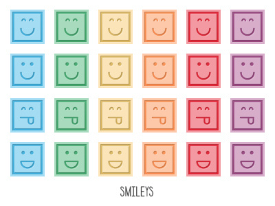 Smiley Avatars avatar colors emoticons icons smiley