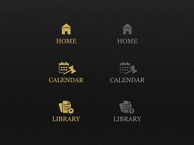 Christie's iPad Icons calendar christies home icons library nav