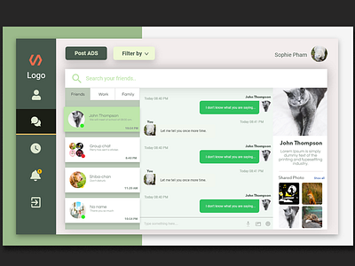 Chatbot UI chatbot design illustration ui