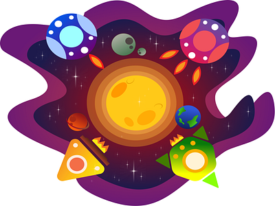 Beginning with Galaxy design illustration web