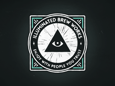 Illuminated Brew Works beer brew brewery chicago craft beer gif illuminated illuminated brew works local logo animation motion graphics pyramid