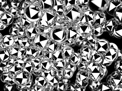 A little free time in cinema 4d black and white c4d cinema 4d circle cloner depth mograph reflection refraction spheres