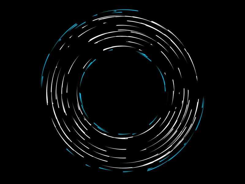 Ring Around animated gif circle circular gif lines loop motion graphics round seamless loop spin trails xparticles