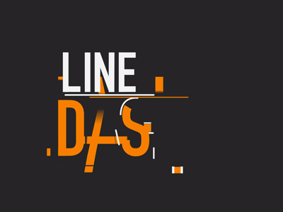 Go dash some lines! animated gif animated typeface animation font lines mograph motion graphics text type typeface typography