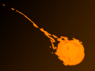 Here it comes! animated gif animation asteroid comet end of the world gif loop meteor meteorite mograph motion graphics xparticles