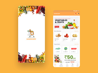 custom 1 2x app design food app grocery grocery app grocery ui design mobile app mobile app design mobile ui app design ui ux xd xd ui design
