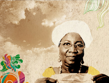 Woman agriculture art direction awareness campaign campaign design farmers grow africa outdoor advertising photo illustration