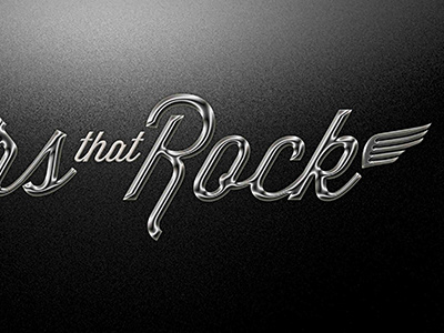 Cars that Rock - logo concept 2 acdc advertising discovery guerrilla marketing quest stunt tv uk