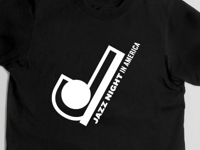 Jazz Night identity jazz logo t shirt