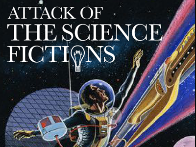 Science Fictions art direction branding design editorial feature layout magazine science