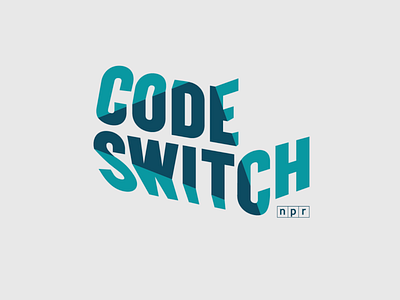 NPR's Code Switch audio branding code switch identity journalism logos media npr podcast podcasting public media public radio race radio