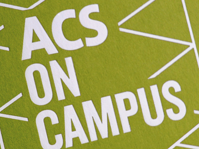 ACS on Campus logo art direction branding collateral design identity integrated branding logo science