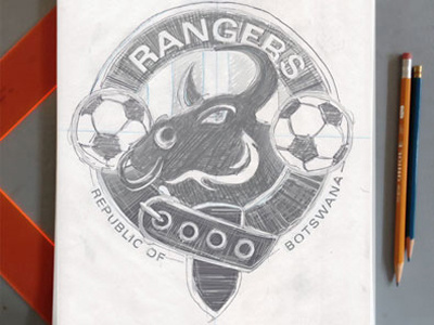 FC Rangers Republic of Botswana emblem logo sports