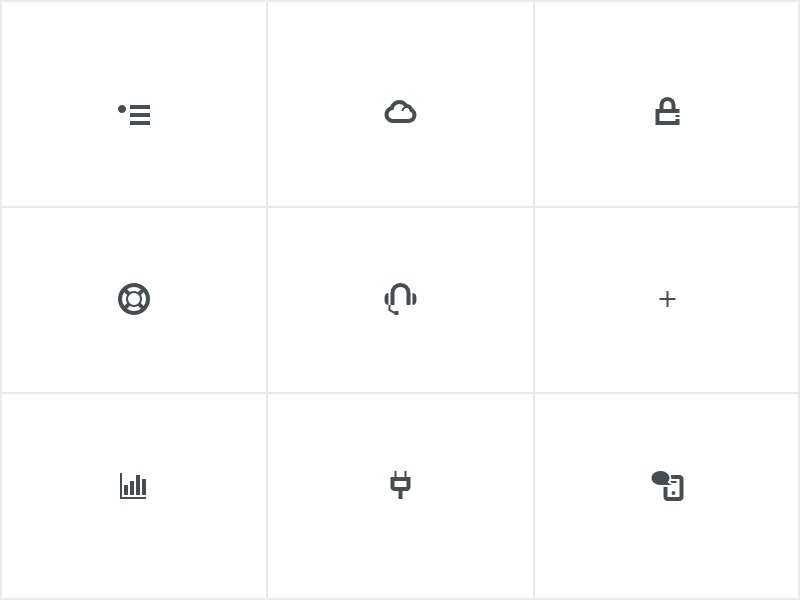 Miscellaneous Cloud Manager Icons cloud manager icons mongodb ui