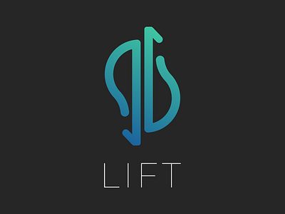 Lift Logo #dailylogochallenge brand dailylogochallenge illustrator logo vector