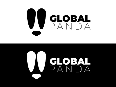 Global Panda #dailylogochallenge brand dailylogochallenge illustrator logo panda vector