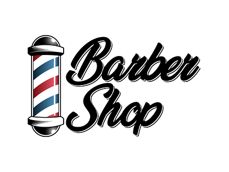 Barbershop Logo by Jessy Barbier on Dribbble