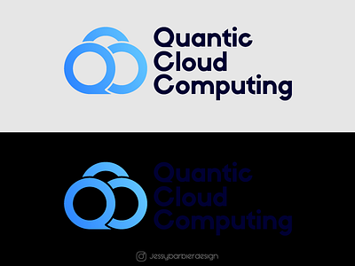 Cloud Computing Logo branding cloud cloud app cloud computing dailylogochallenge design illustrator logo quantic vector