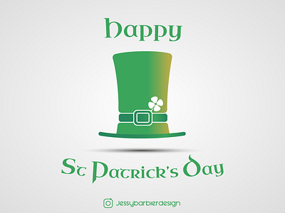 Happy St. Patrick's Day ! dailylogochallenge green hat illustraor leaf leprechaun logo st patrick st patricks day vector