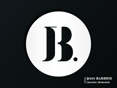 Logo J + B (New personnal visual identity) brand branding flat design illustrator logo typography vector visual identity