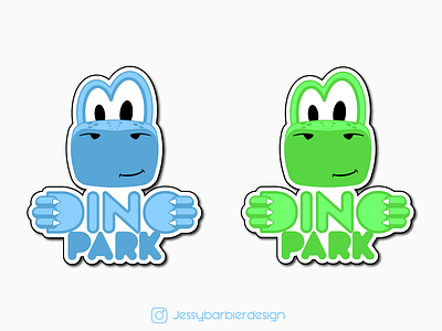 Dino Amusement Park Logo