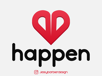 Dating App Logo brand branding dailylogochallenge dating dating app gradient happen heart heart logo illustrator logo logomark vector