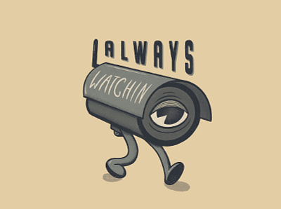 No one: The government 1930s always camera cartoon cartoon character character eye illustration retro security camera vintage watching