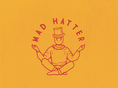 Mad Hatter branding character illustration logo retro retro logo top hat typography vector vintage vintage logo