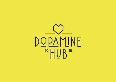 Dopamine branding design logo typography