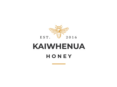 Honey branding design logo