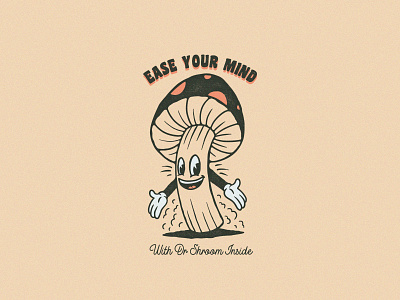 Dr Shroom cartoon cartoon character character design illustration logo mushroom mushrooms retro shroom shrooms vintage