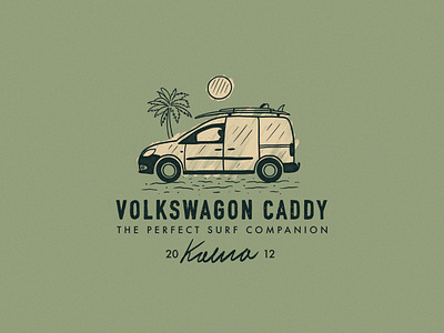 Surf wagon branding car logo classic logo design illustration logo retro retro logo surf surf logo vintage vintage logo volkswagen