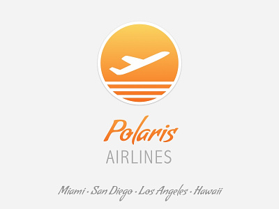 Polaris Airlines Dribbble battle logo reddit