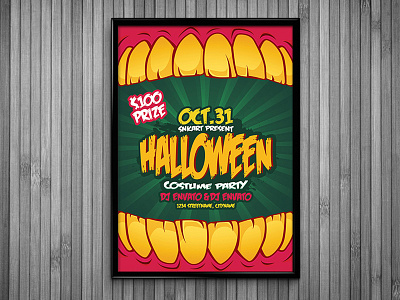 Halloween Poster flyer fun halloween party poster scary