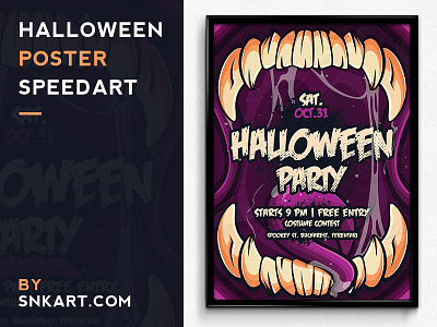 Halloween Poster Speedart