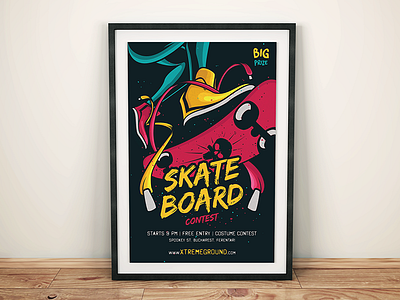 Skateboard Poster Finished