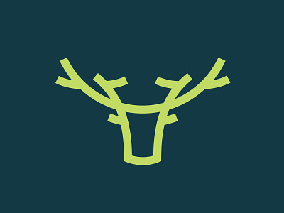 Oh...Deer! animal branding concept deer design forest logo