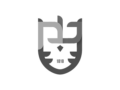 UPB Owls basketball brading design logo minimalist owl sport typography