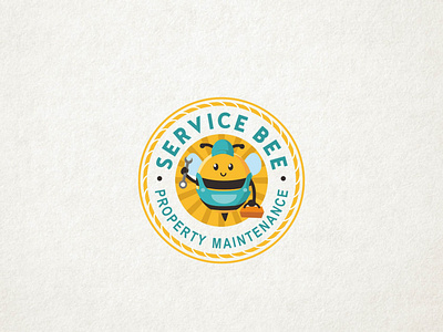 Service Bee Logo branding design illustration logo vector