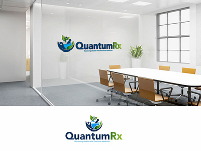 QuantumRx branding design graphic design logo vector
